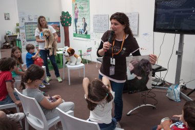 ve köpekler, fiera Milano sergi quattrozzampe