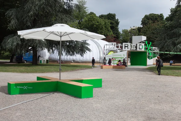 Wired next fest entrance 2013 in Milan — Stock Photo, Image