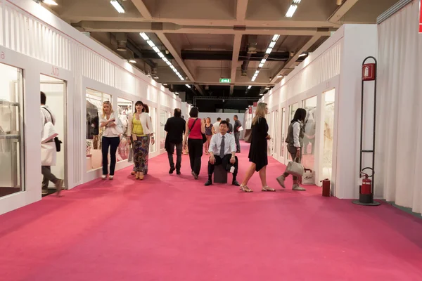 At SposaItalia exhibition 2013 in Milan — Stock Photo, Image