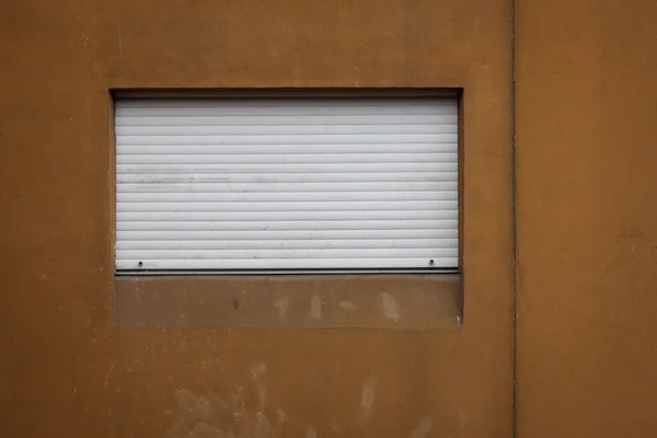 Window with rolling shutter — Stock Photo, Image