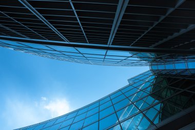 Modern bir binanın mimari ayrıntıları