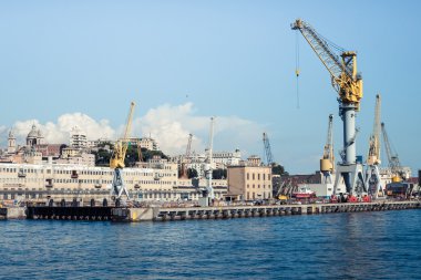 panoramik port Cenova, İtalya