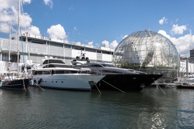 lüks gemiler Port Cenova, İtalya