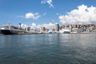 panoramik port Cenova, İtalya