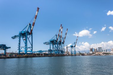 panoramik port Cenova, İtalya