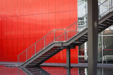 Çelik merdiven mimari detay