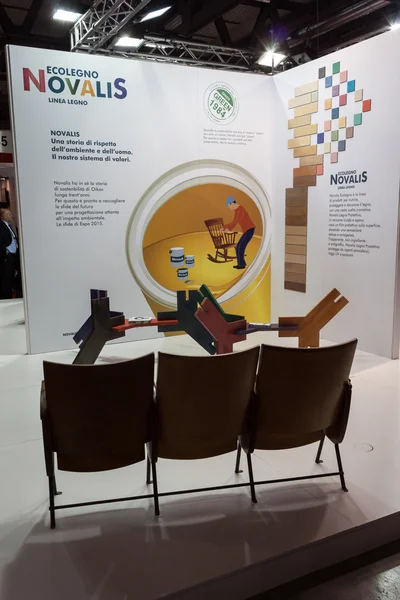 Стенд на выставке Made 2013 в Милане, Италия — стоковое фото