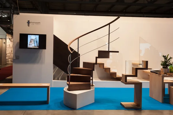 Staircase at Made expo 2013 in Milan, Italy — Stock Photo, Image