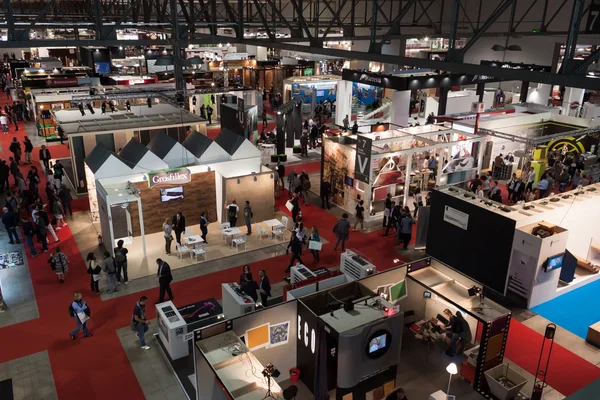 Top view of Made expo 2013 in Milan, Italy — Stock Photo, Image