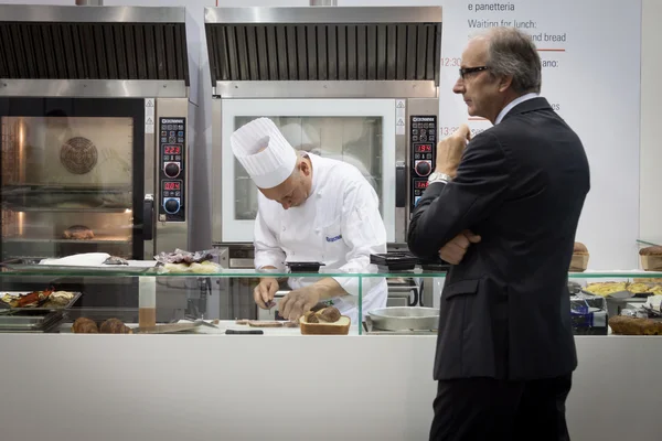 Chef at Host 2013 in Milan, Italy — Stock Photo, Image