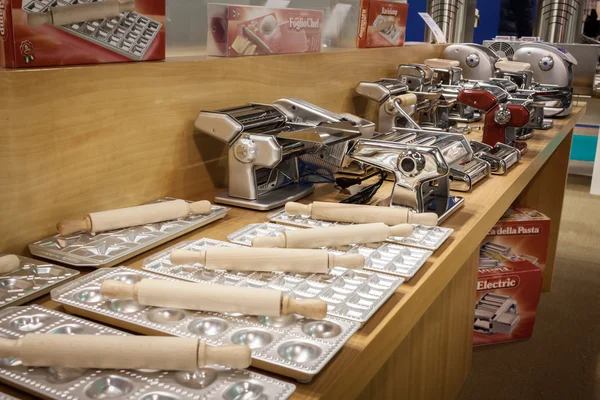 Pasta machines at Host 2013 in Milan, Italy — Stock Photo, Image