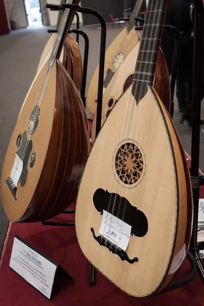 Mandoloncello at Milano Guitars & Beyond 2013 in Milan, Italy — Stock Photo, Image