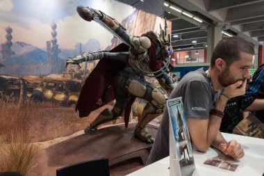 Oyunlar hafta 2013 Activision standında Milano, İtalya