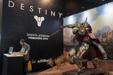 Oyunlar hafta 2013 Activision standında Milano, İtalya
