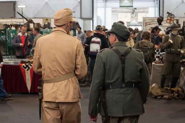 People at Militalia 2013 in Milan, Italy — Stock Photo, Image