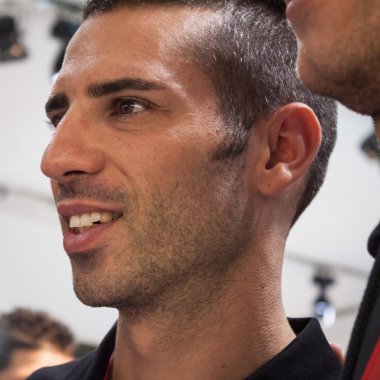 İtalyan superbike pilot marco melandri, eicma 2013 Milano, İtalya