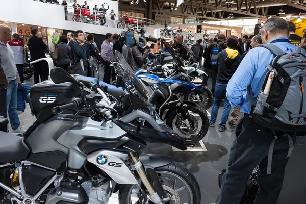 Персоналии: EICMA 2013 в Милане, Италия — стоковое фото