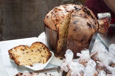 panettone, geleneksel Noel Kek, golosaria 2013 Milano, İtalya