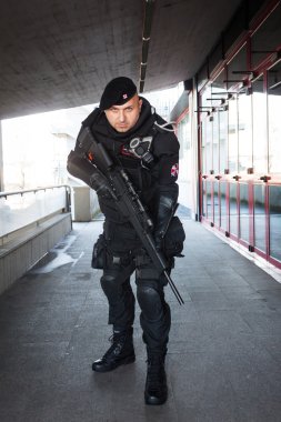 icomix Milan, İtalya, poz cosplayer