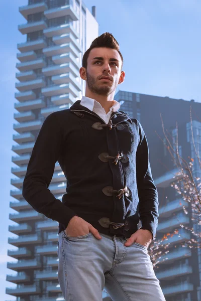 Portrait of a handsome young man — Stock Photo, Image