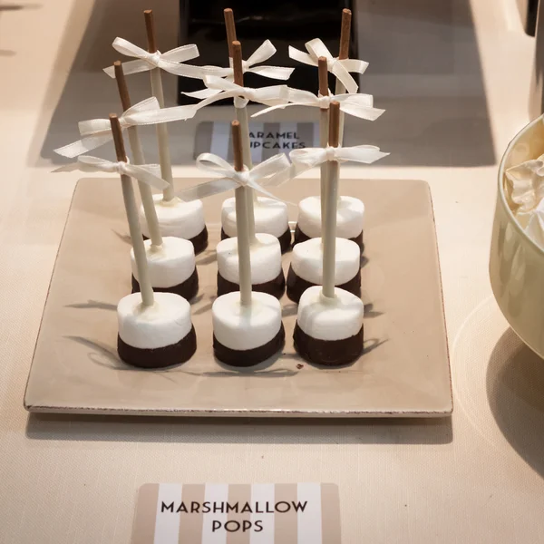 Marshmallow aparece no desdobramento no HOMI, show internacional em Milão, Itália — Fotografia de Stock