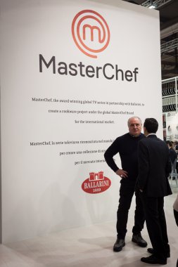 MasterChef ziyaret insanlar homi, uluslararası gösteride ev: milan, İtalya, stand