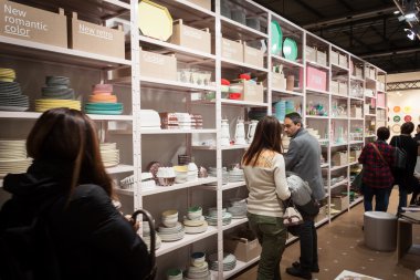 insanlar, Homi ziyaret ev Uluslararası Fuarı Milano, İtalya