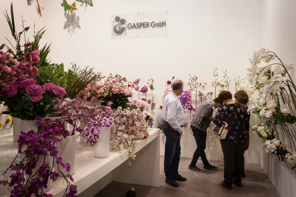 Fiori in mostra a HOMI, home show internazionale a Milano — Foto Stock