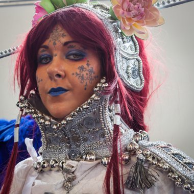Milan, İtalya, festival del fumetto kongresinde poz cosplayer