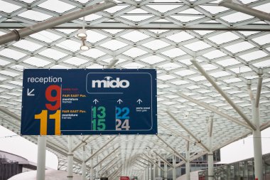 mido 2014 Milan, İtalya, pavyonlar imzalamak