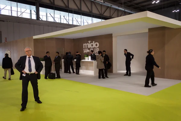 People visiting Mido 2014 in Milan, Italy — Stock Photo, Image
