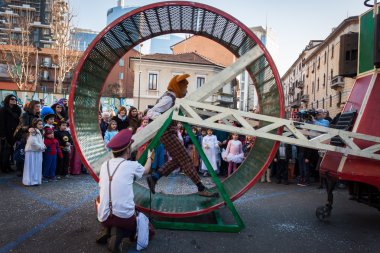 artiesten die deelnemen aan Milaan clown festival 2014