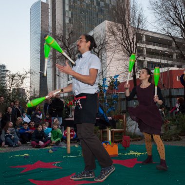 milan palyaço Festivali 2014 akrobatik gösteri performans sanatçıları