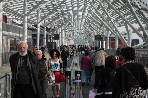 People visiting Cartoomics 2014 in Milan, Italy — Stock Photo, Image