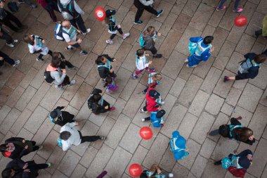 stramilano yarı maraton katılan sporcular