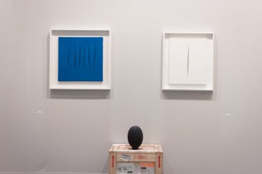 Fontana'nın sanat, miart 2014 Milano, İtalya