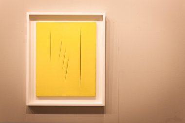 Fontana'nın sanat, miart 2014 Milano, İtalya