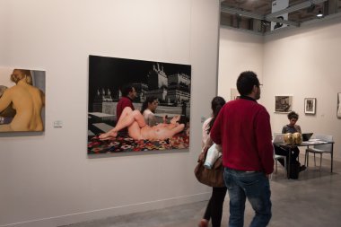 insanlar miart 2014 Milano, İtalya ziyaret