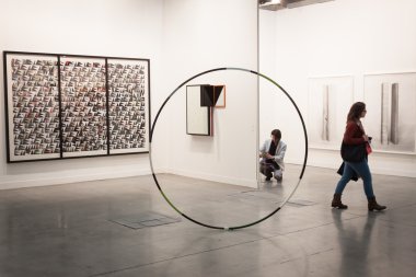 insanlar miart 2014 Milano, İtalya ziyaret
