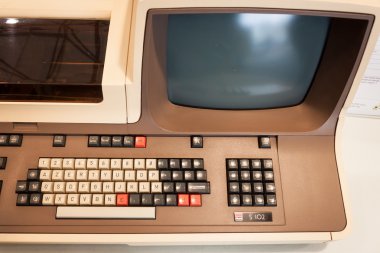 Vintage bilgisayar robot ve yapımcıları gösterisi