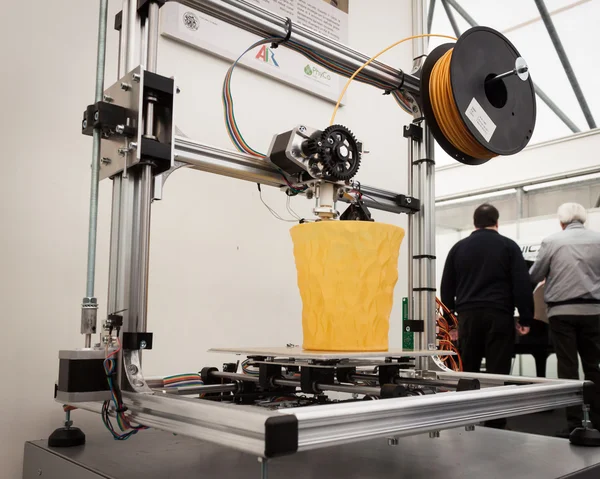 3D tiskárna na robota a tvůrci Show — Stock fotografie