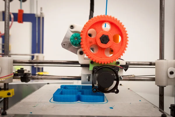 เครื่องพิมพ์ 3 มิติที่ Robot and Makers Show — ภาพถ่ายสต็อก