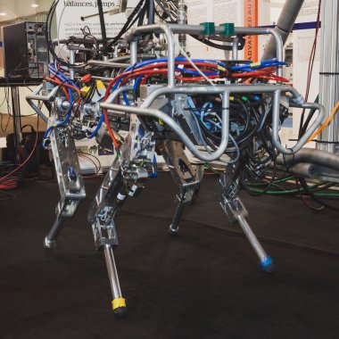 hyq robot ekranda solarexpo 2014 Milano, İtalya