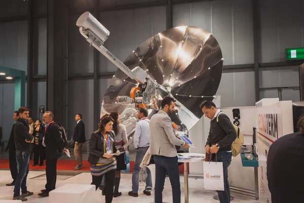 Besucher der solarexpo 2014 in Mailand, Italien — Stockfoto