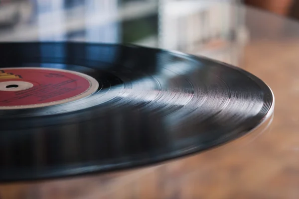 Detail of a long play record — Stock Photo, Image