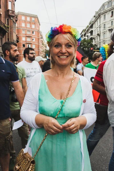 Partecipanti a Milano Pride 2014, Italia — Foto Stock
