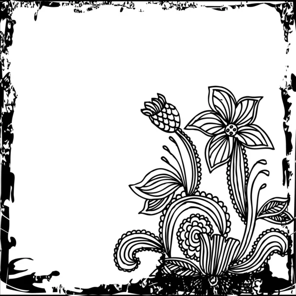 Bloemen achtergrond — Stockvector