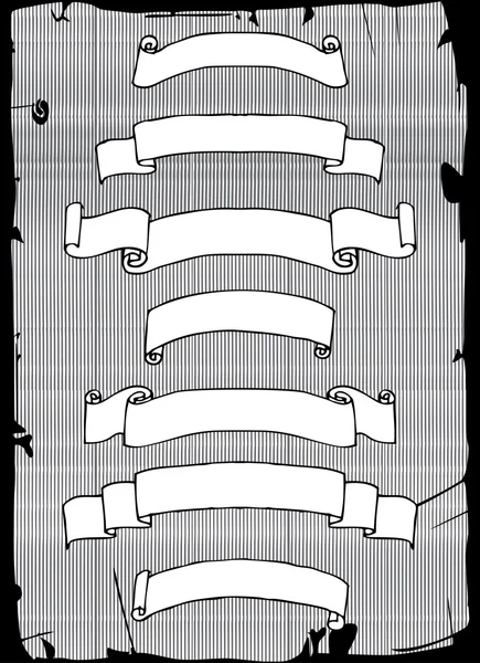 Set di striscioni — Vettoriale Stock