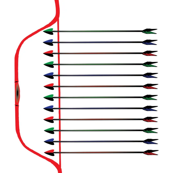 Tiro com arco — Vetor de Stock