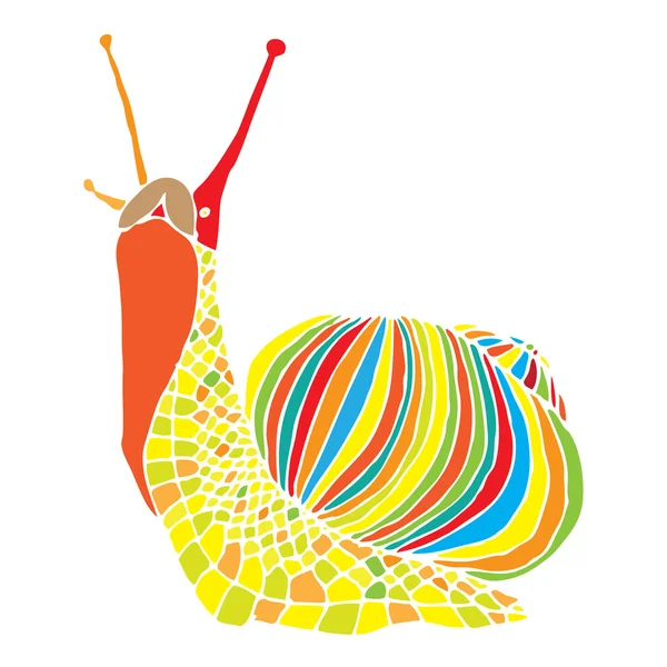 Slug illustration — Stock Vector